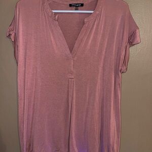 Cable & Gauge Mauve Blouse